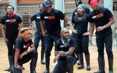 Plesna skupina Step Afrika na Gimnaziji Jesenice