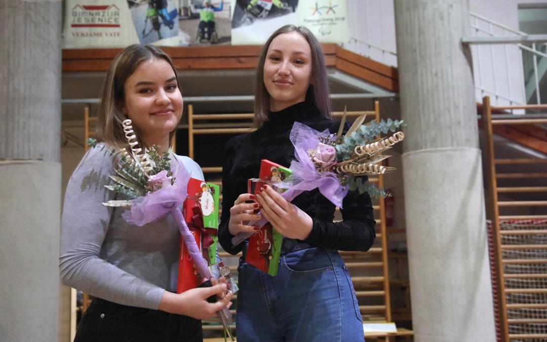 Podelitev srebrnega znaka Gimnazije Jesenice